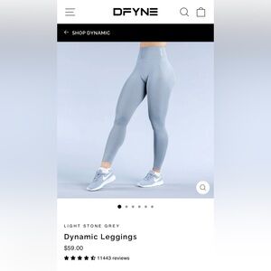 Dfyne Gray Leggings